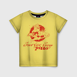 Детская футболка Stranger Things 4 - Surfer boy pizza