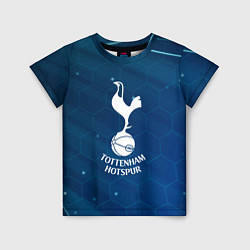 Детская футболка Tottenham hotspur Соты абстракция