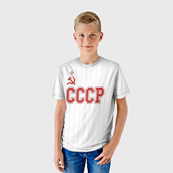 Футболка детская СССР - Союз Советских Социалистических Республик, цвет: 3D-принт — фото 2