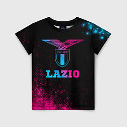 Детская футболка Lazio - neon gradient