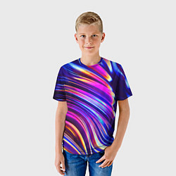 Футболка детская Яркая цветная композиция, цвет: 3D-принт — фото 2