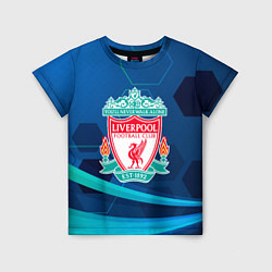 Детская футболка Liverpool Абстракция