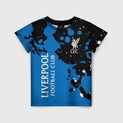 Детская футболка Liverpool Краска