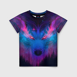 Детская футболка Mystical wolf
