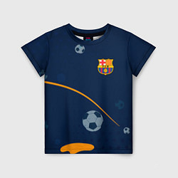 Детская футболка Barcelona Абстракция
