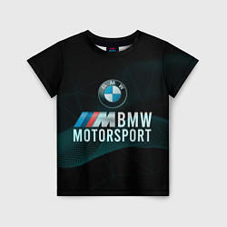 Футболка детская BMW Motosport theam, цвет: 3D-принт