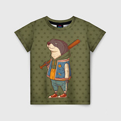 Детская футболка Пацанчик с битой