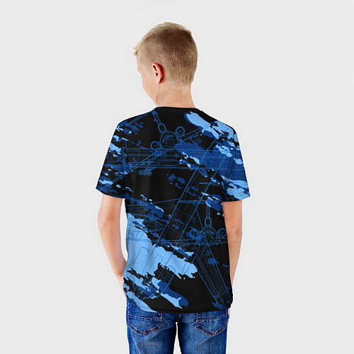 Детская футболка Ту-154 Пассажирский авиалайнер / 3D-принт – фото 4