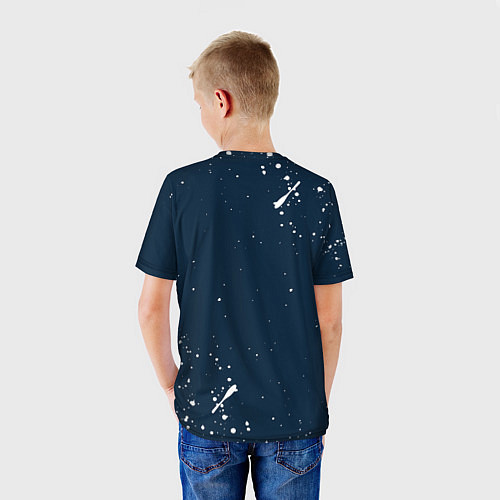 Детская футболка Stray Kids - брызги / 3D-принт – фото 4