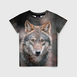 Детская футболка Волк с грустными глазами