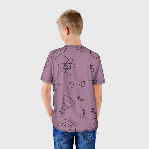 Детская футболка Первоклассница идет в школу / 3D-принт – фото 4