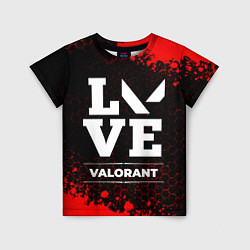 Детская футболка Valorant love классика