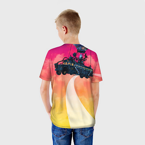 Детская футболка Летние пряничные человечки / 3D-принт – фото 4