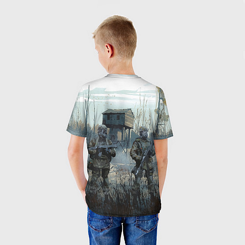 Детская футболка STALKER Военные Сталкеры / 3D-принт – фото 4