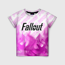 Детская футболка Fallout pro gaming: символ сверху
