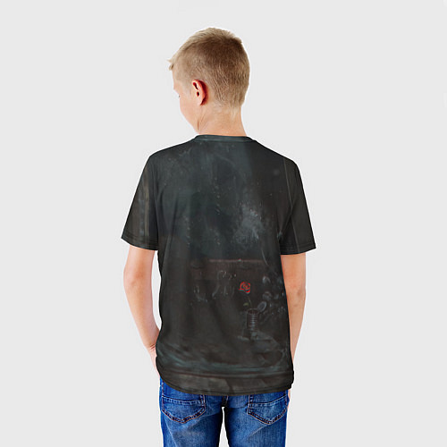Детская футболка STALKER С Розой / 3D-принт – фото 4