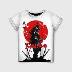Детская футболка Самурай, Катаны и Красное Солнце