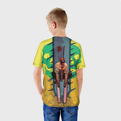 Детская футболка Человек-бензопила : Дэндзи / 3D-принт – фото 4