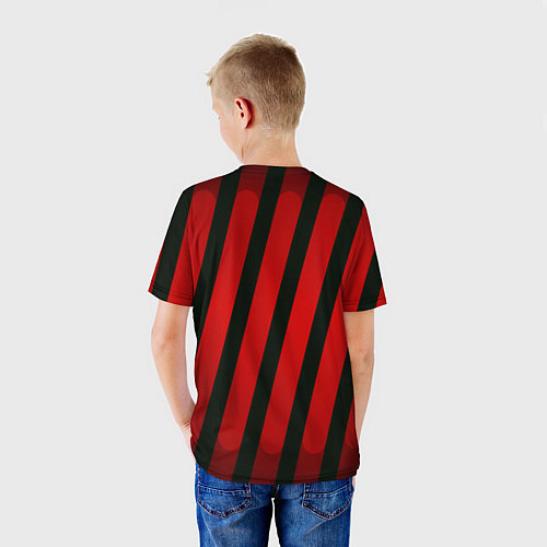 Детская футболка Citroёn - полосы / 3D-принт – фото 4