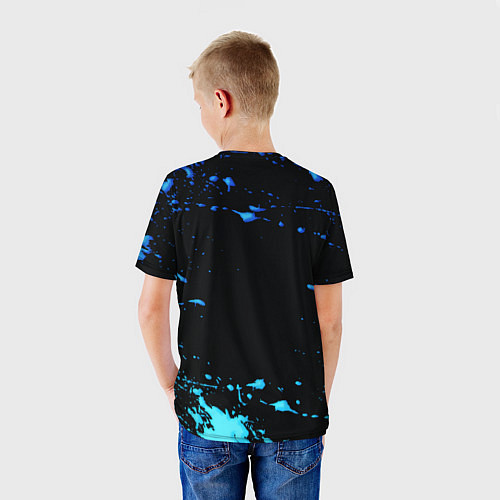 Детская футболка Attack on Titan wings of freedom - neon / 3D-принт – фото 4