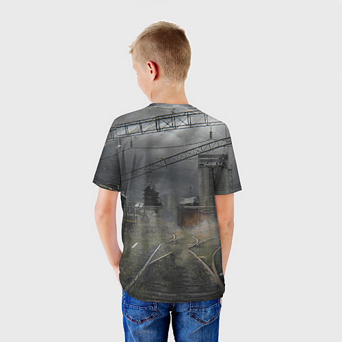 Детская футболка STALKER Одиночка Идёт Во Время Шторма / 3D-принт – фото 4