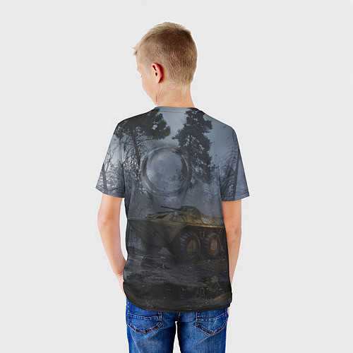 Детская футболка STALKER БТР и Аномалия / 3D-принт – фото 4