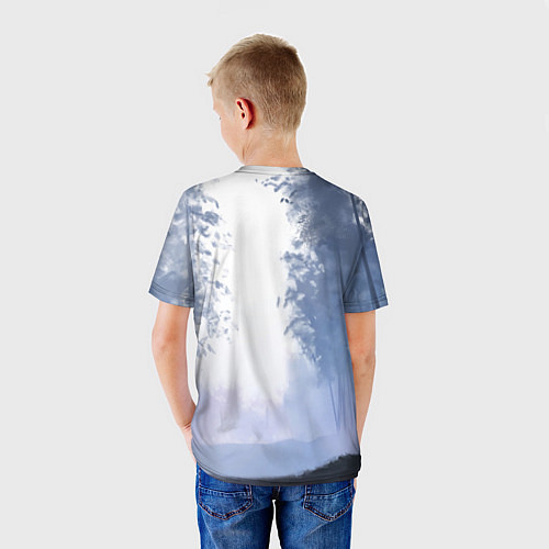 Детская футболка Дзин в лесу / 3D-принт – фото 4