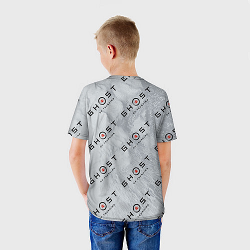 Детская футболка Призрак Цусимы узор / 3D-принт – фото 4