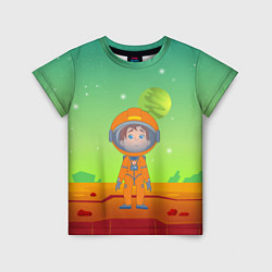 Детская футболка Девочка на Марсе