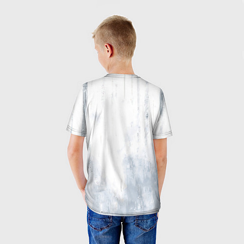 Детская футболка Самурай В Бамбуковом Лесу / 3D-принт – фото 4