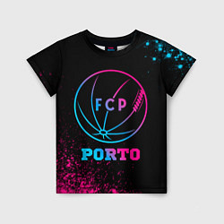 Футболка детская Porto - neon gradient, цвет: 3D-принт
