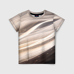 Детская футболка Абстрактные волны и огни бесконечности