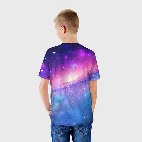 Детская футболка Космическая воронка / 3D-принт – фото 4