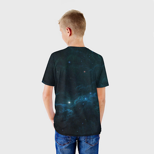 Детская футболка Космическая туча / 3D-принт – фото 4