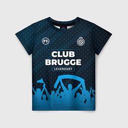 Футболка детская Club Brugge legendary форма фанатов, цвет: 3D-принт