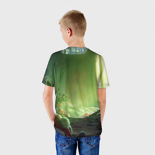 Детская футболка Дед селлс арт / 3D-принт – фото 4