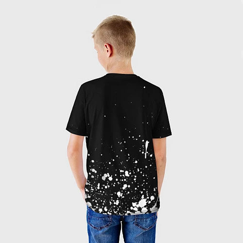 Детская футболка Ice Cube - брызги краски / 3D-принт – фото 4