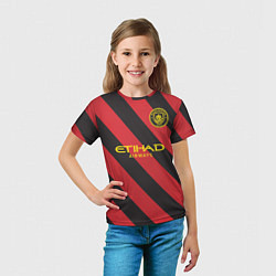 Футболка детская Manchester City - Away Jersey 202223, цвет: 3D-принт — фото 2