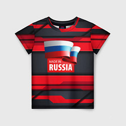 Детская футболка Red & Black - Russia