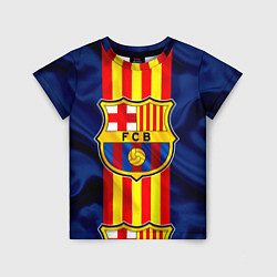 Футболка детская Фк Барселона Лого, цвет: 3D-принт