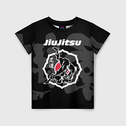 Детская футболка Jiu-jitsu throw logo