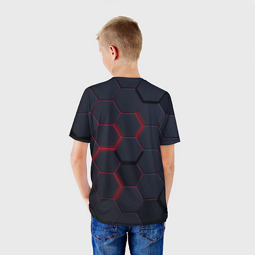 Детская футболка Раскаленная броня / 3D-принт – фото 4