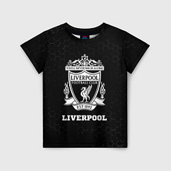 Футболка детская Liverpool sport на темном фоне, цвет: 3D-принт