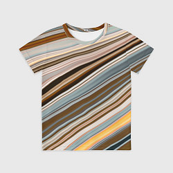 Детская футболка Colored wavy lines