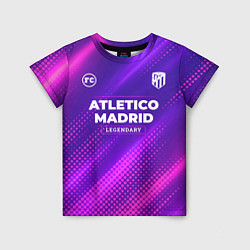 Детская футболка Atletico Madrid legendary sport grunge