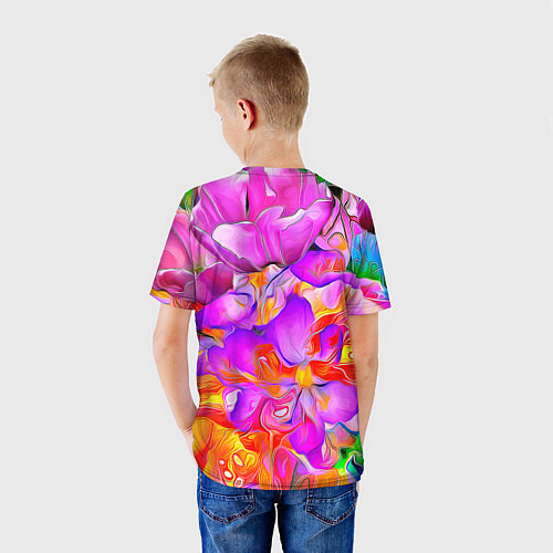 Детская футболка Flower Illusion / 3D-принт – фото 4