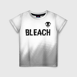 Футболка детская Bleach glitch на светлом фоне: символ сверху, цвет: 3D-принт