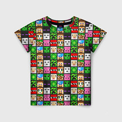 Детская футболка Minecraft - characters