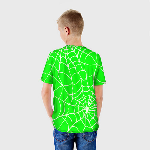 Детская футболка Billie Eilish - паутина / 3D-принт – фото 4