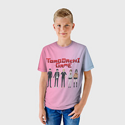 Футболка детская Tomodachi Game: персонажи, цвет: 3D-принт — фото 2